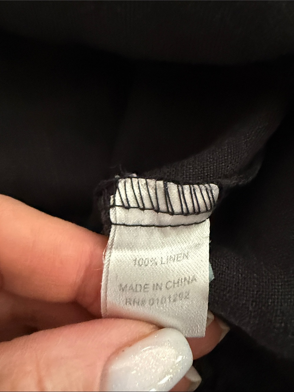 Lulu-B Washed Black Linen Jacket - Picture 5 of 6